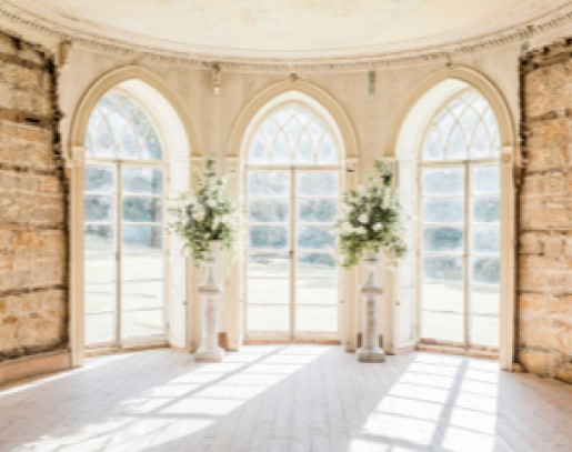 White windows - wedding spaces