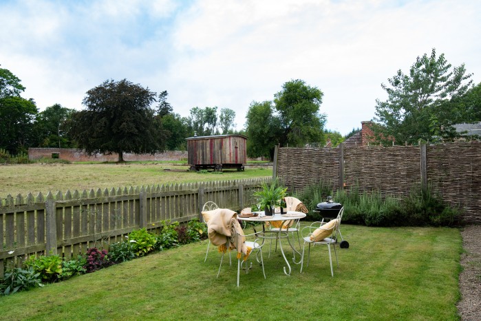 Bel House garden near Brinkburn Priory