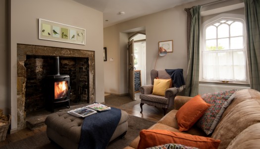 interior of holiday cottages at Brinkburn Northumberland