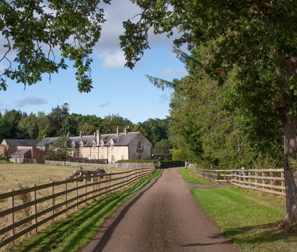 Group accommodation in a row of country cottages on a Northumberland estate