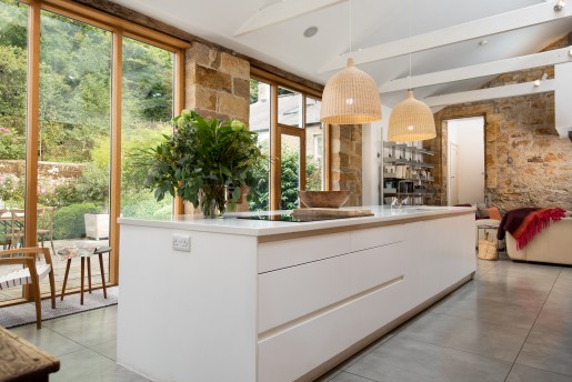 The Stables kitchen - wedding accommodation for large groups
