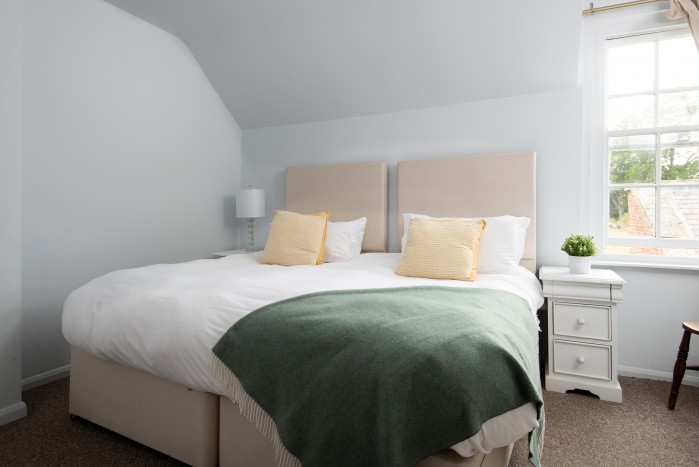 holiday cottage with comfy beds and countryside views