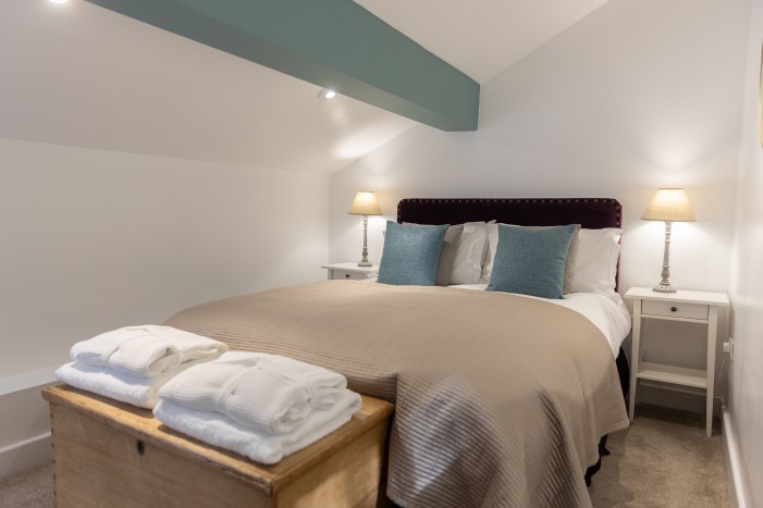 Brinkburn wedding accommodation with cosy bedroom for two