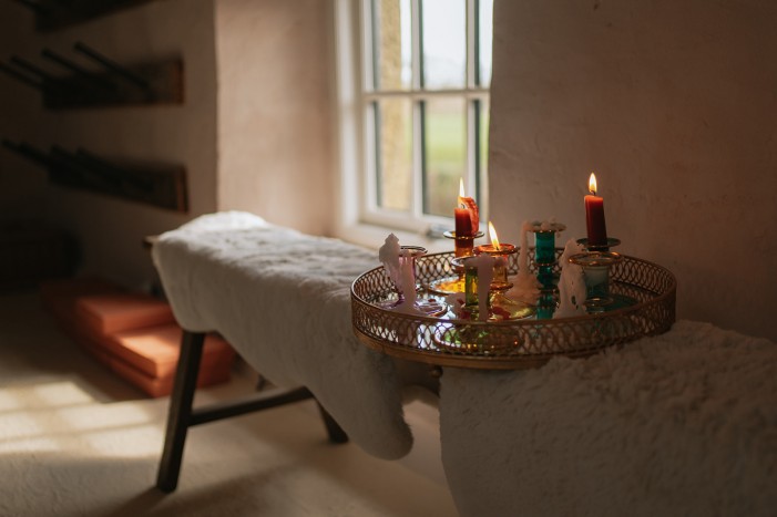 candlelit yoga northumberland