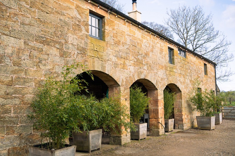 retreat at the barn at Brinkburn Northumberland