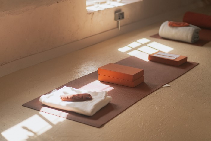 yoga mat in the loft northumberland