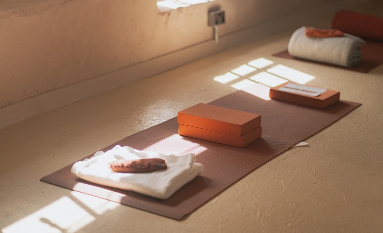 yoga mat in the loft northumberland