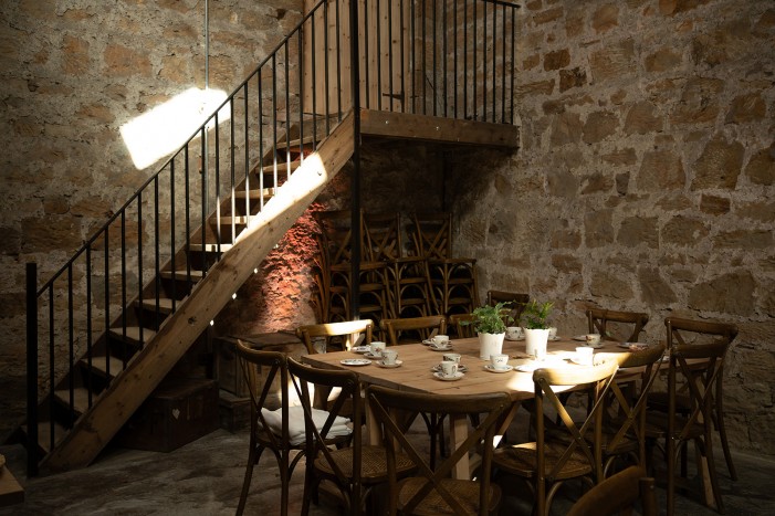 downstairs dining space the barn