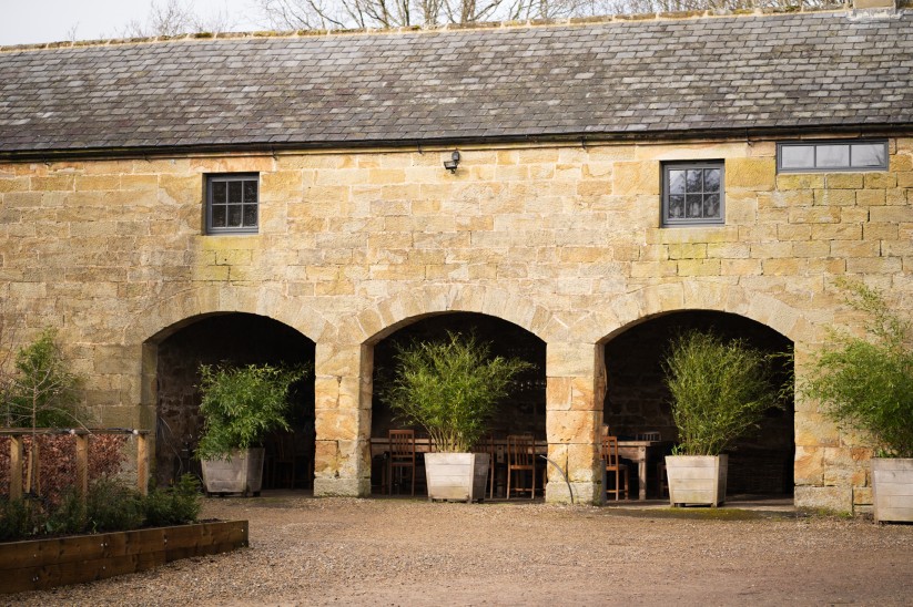 arches dining space barn brinkburn