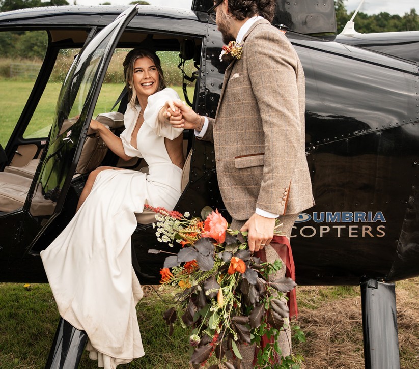 northumbria helicopters weddings north east