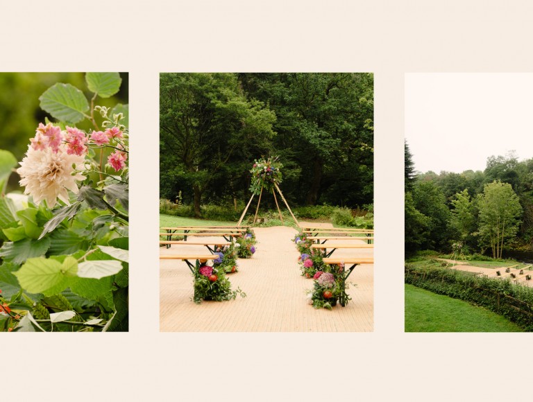outdoor wedding northumberland