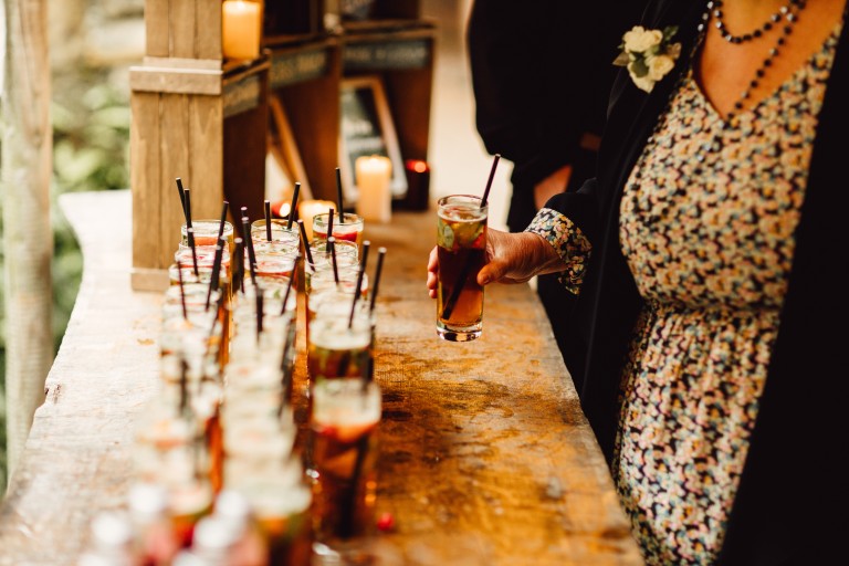 reception drinks at brinkburn