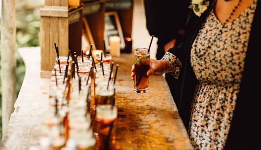 reception drinks at brinkburn