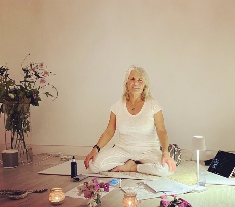 Sarah Woodhouse the wash house kundalini yoga class at Brinkburn Northumberland