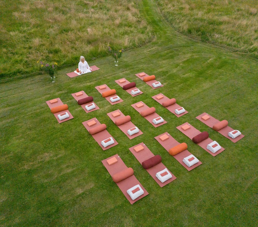 yoga retreat in brinkburn northumberland grounds