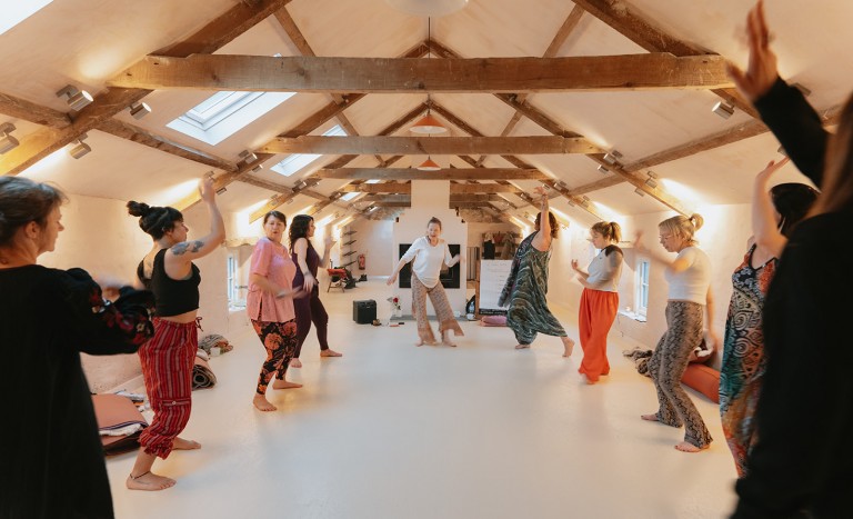 dancing at brinkburn barn