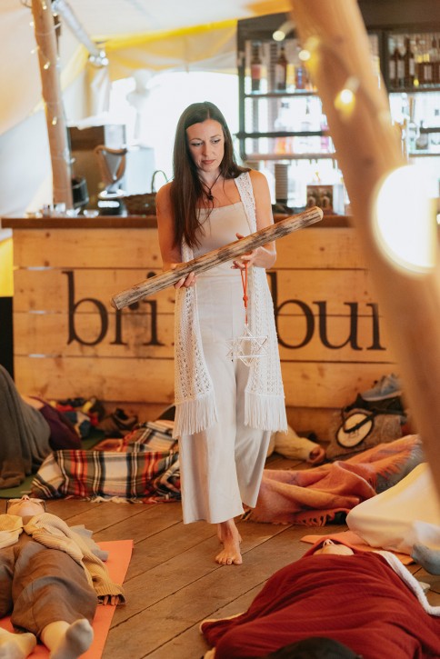 life holistic therapies sound bath at Brinkburn Northumberland