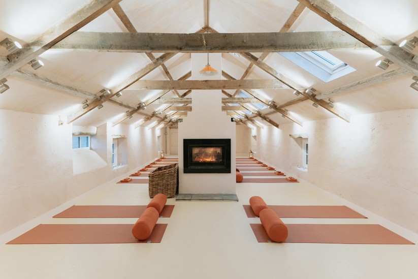 the barn retreat hire at Brinkburn Northumberland