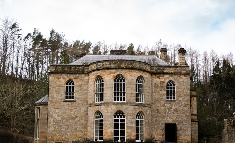 The manor house at Brinkburn Northumberland