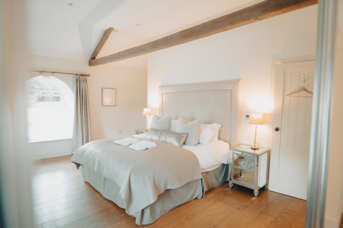 The Bridal suite at Brinkburn Northumberland wedding venue