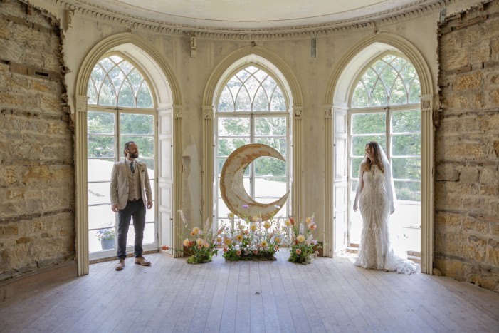summer solstice wedding in Manor House at brinkburn
