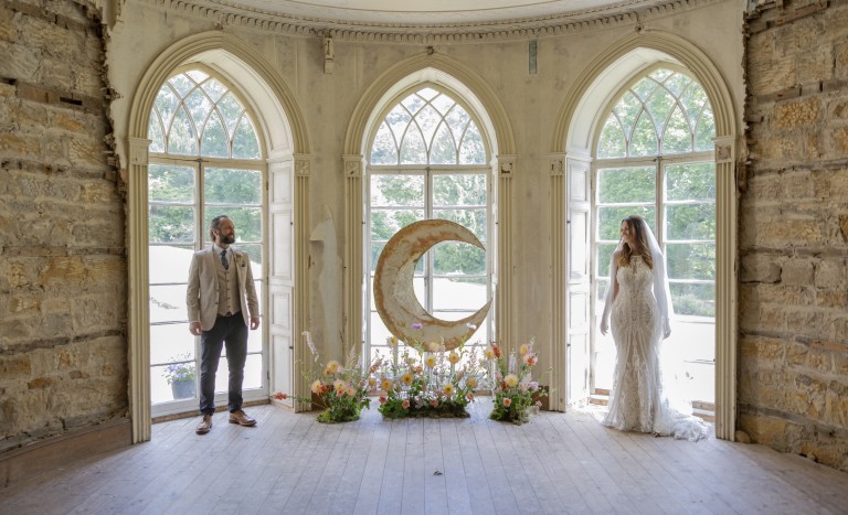 summer solstice wedding in Manor House at brinkburn