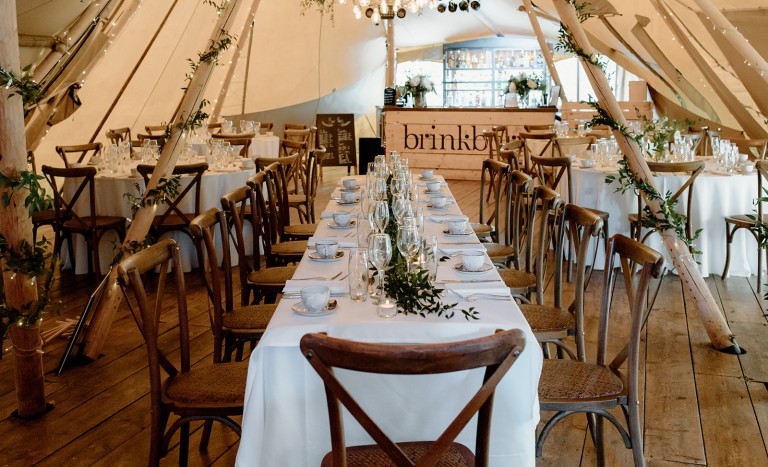 the tipi at Brinkburn Northumberland