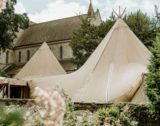 tipi wedding north east