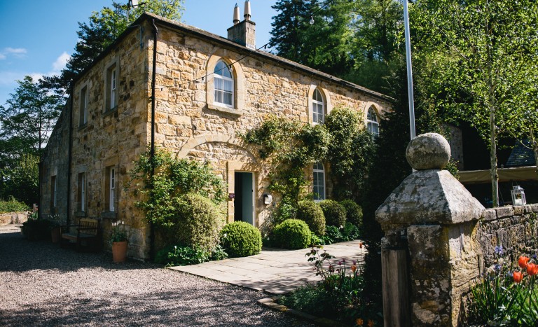 The Stables wedding accomodation at Brinkburn Northumberland