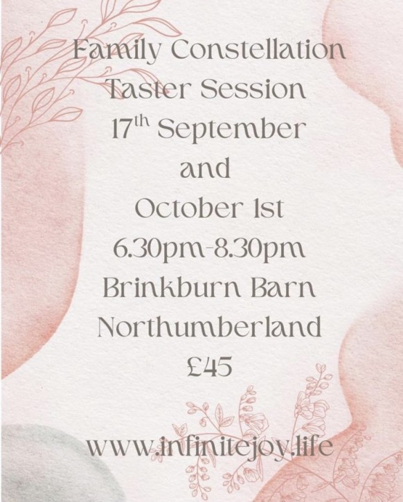 flyer for family constellations 