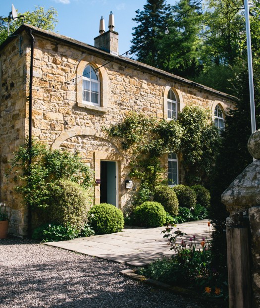 The front of The Stables group accommodation